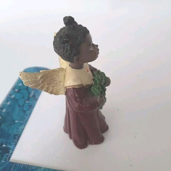 African American Angel  – Christmas Wreath – Holiday Decor - Picture 3 of 9